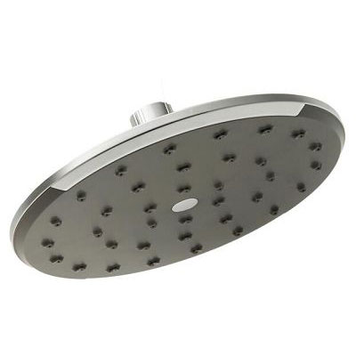 Whole ABS 8” Rain Shower Head with ABS Nozzles High Pressure Grey Faceplate